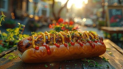 Café Ambiance: A Corn Dog Adds Flavor to the Festivities of National Corn Dog Day