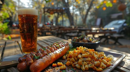 Café Ambiance: A Corn Dog Adds Flavor to the Festivities of National Corn Dog Day