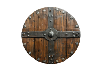 Ancient Shield of Protection Isolated on Transparent Background