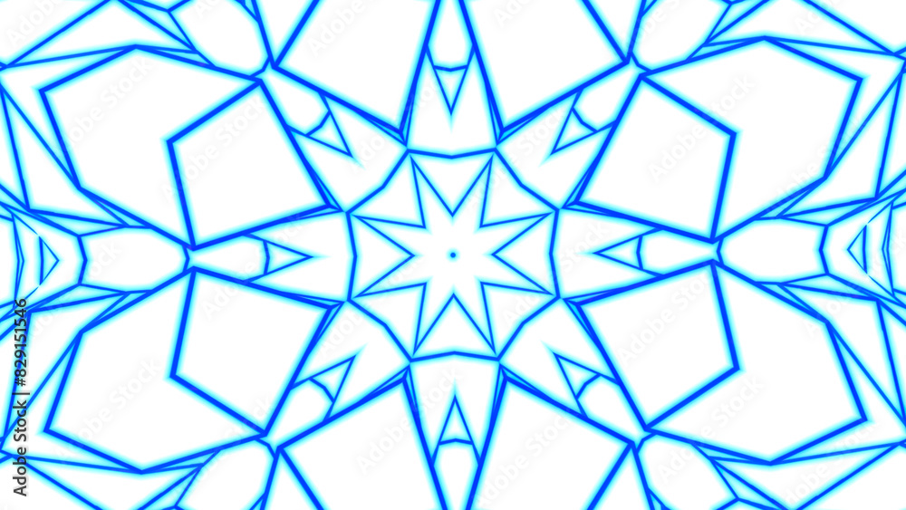 Poster abstract background with schematic mandala effect. design. geometric lined pattern with fractal shap
