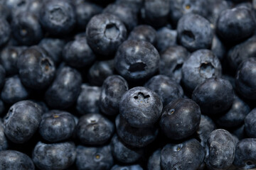 Fresh blueberries from the market