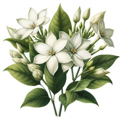 Obraz premium Vibrant Stephanotis Floral Bouquet