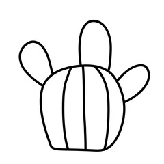 simple cactus outline