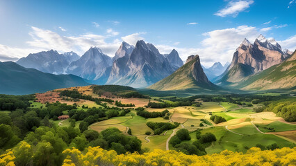 Fototapeta premium panorama of the mountains
