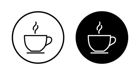 coffee cup icon vector isolated on white background. Coffee cup icon. Coffee vector icon. Tea