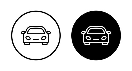 Car icon vector isolated on white background. Car icon vector.