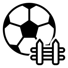 Obraz premium Sport icon, glyph icon style