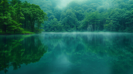 lake in the forest