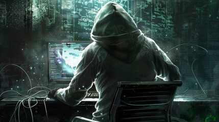 Unveiling the Cyber Intrigue: Anonymous Hacker in Action