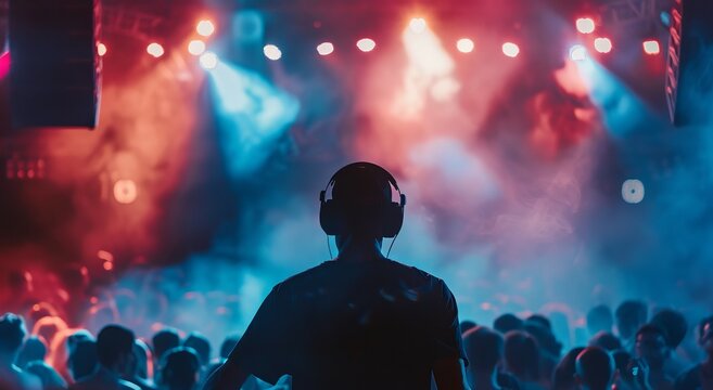 A DJ at a show