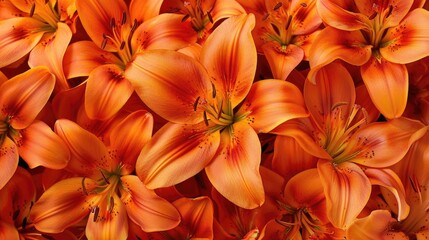 Tiger Lilies Versatile Orange Flowers for Wallpaper or Background