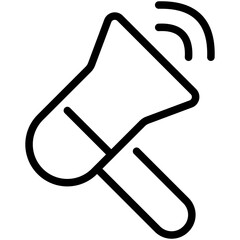 advertising line icon