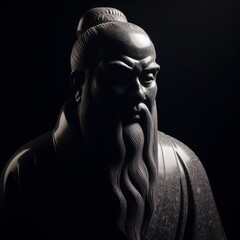 Literature and Moral Teachings of Xunzi. An Oriental Scholar. Generative AI