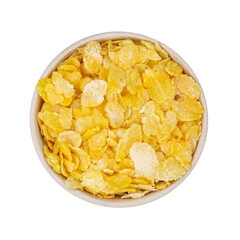 Płatki kukurydziane w misce