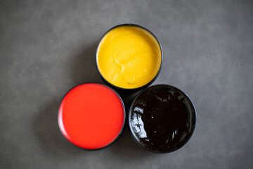 Pomade Container Mock-up with Gray Background