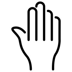 hand line icon