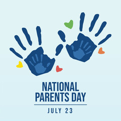 vector graphic of National Parents Day ideal for National Parents Day celebration.
