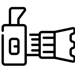 DSLR line icon