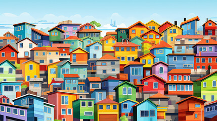 Vibrant hilly landscapes brought to life in chibi style with vivid colors and stylized digital painting.