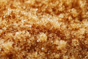 Detailed view of brown sugar texture