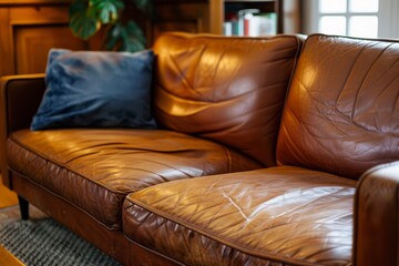 DIY leather sofa cleaning