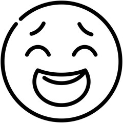 laugh line icon