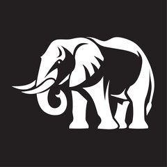 Fototapeta premium Brave elephant logo