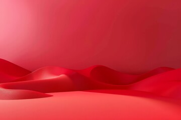 Luxurious red gradient backdrop for product displays and backgrounds