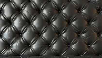 Texture of gray leather sofa