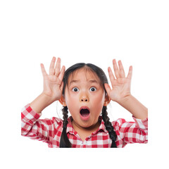 Witness The Delightful Surprise Of An Asia, Isolated On Transparent Background, For Design And Printing