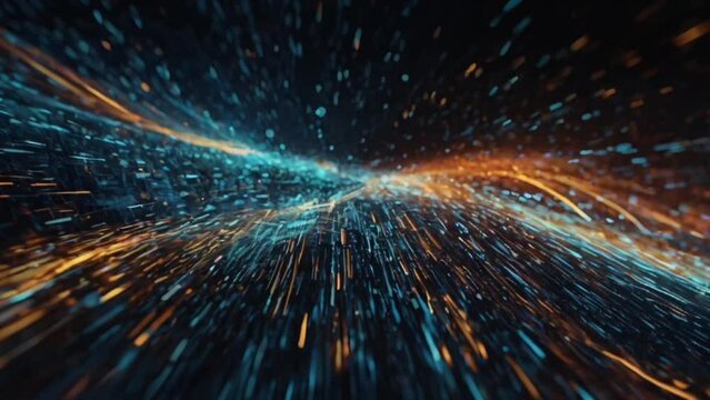 data stream concept abstract background
