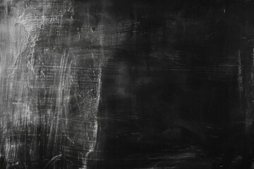 Obraz premium A black and white photo of a chalkboard with a lot of writing on it.