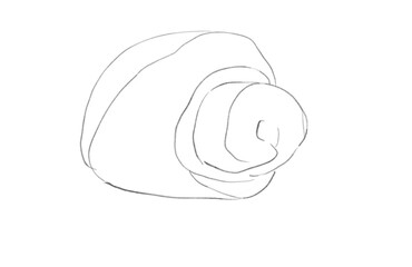 パンの線画イラスト