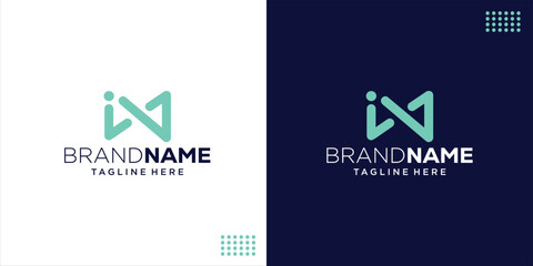Creative Infinity IM Letter Logo, Design Inspiration, Illustration, Vector