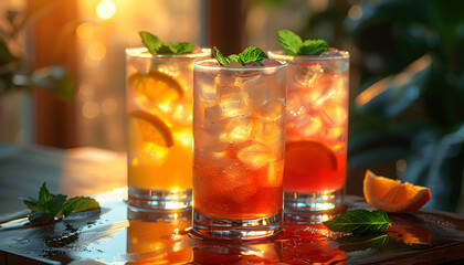 Fototapeta premium Drink background
