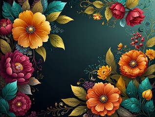 Original name(s): Luxurious Greeting Background Flowers 