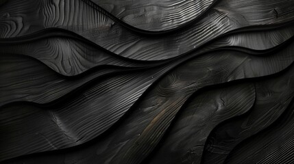 Abstract dark background with wooden pattern grain for fashion media advertising website design