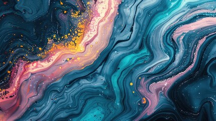 Vibrant Marble and Textured Background