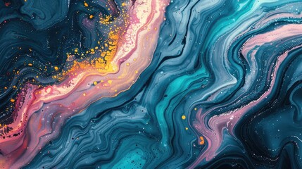 Vibrant Marble and Textured Background
