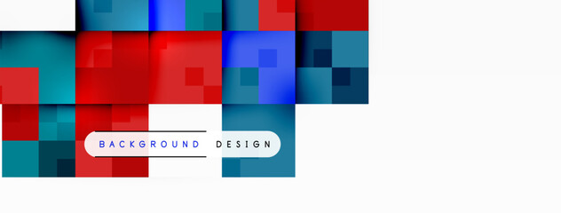 Dynamic colorful squares background. Vector Illustration For Wallpaper, Banner, Background, Card, Book Illustration, landing page