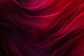 Fototapeta premium Passionate and intense gradient dynamic lines in deep shades of red and burgundy.