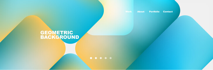 Square internet web page design template. Vector Illustration For Wallpaper, Banner, Background, Card, Book Illustration, landing page