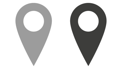 location icon set design illustration