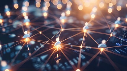 Fototapeta premium The Networked People