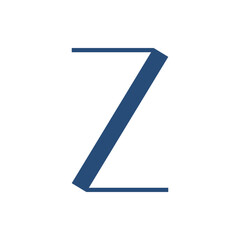 Monogram Z. Design vector Z logo. Monogram initial letter mark Z logo design. Monogram design vector logo. Monogram initial letter mark Z logo design. Simple Z monogram. Monogram Z design logo