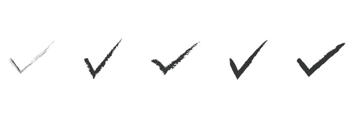 Done buttons collection. check vector icon set. check list button icon vector illustration. check icons.