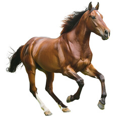 Obraz premium horse isolated on white background