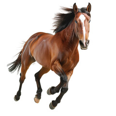 horse isolated on white background