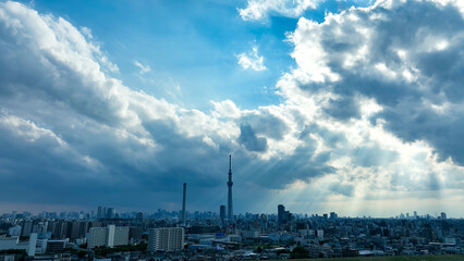 東京の風景　空撮