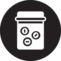 narcotics glyph icon